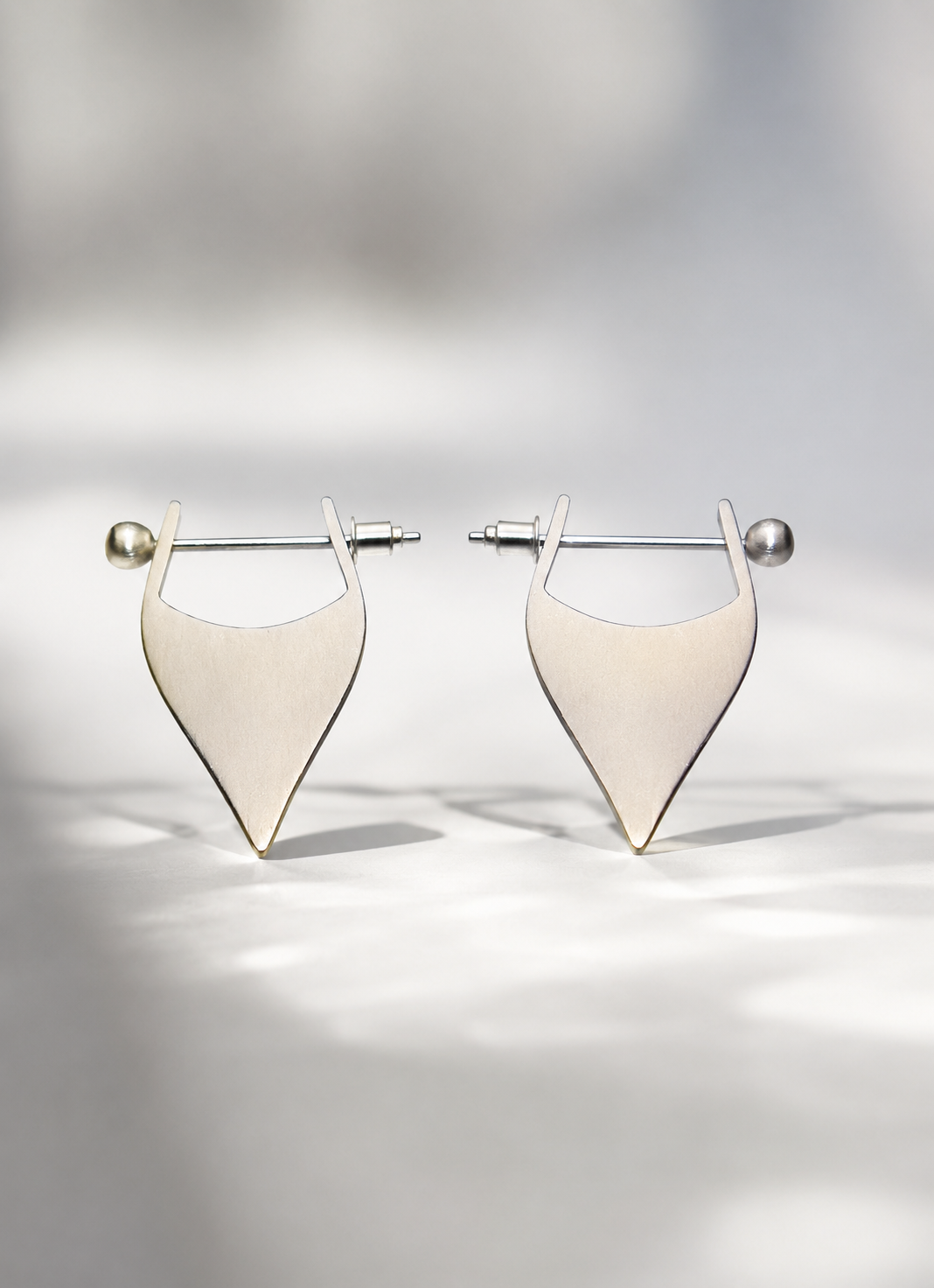 Apex Silver Earrings