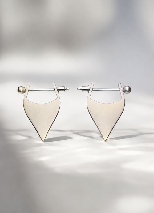 Apex Silver Earrings